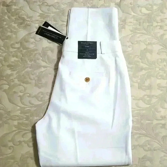 Banana Republic Curve Avery Herringbone Straight Pant - Picture 13 of 15